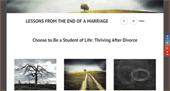 Desktop Screenshot of lessonsfromtheendofamarriage.com