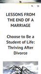 Mobile Screenshot of lessonsfromtheendofamarriage.com
