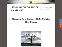 Tablet Screenshot of lessonsfromtheendofamarriage.com